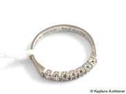 Pawnitems, Ring, 18K with diamonds 7xca0,03ct, in auction: Pawn – Tuesday 17 June 2008