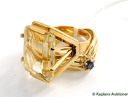 Pawnitems, Ringa, 3st 18K with stones, in auction: Pawn – Tuesday 17 June 2008