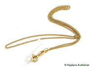 Pawnitems, Necklace, 18K "curb" 40cm, in auction: Pawn – Tuesday 24 June 2008