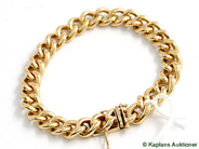 Pawnitems, Armlänk, 18K "curb" 18cm, in auction: Pawn – Tuesday 24 June 2008