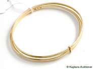 Pawnitems, Bangles, 3st 18K Ø7,5cm, in auction: Pawn – Tuesday 24 June 2008