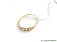Pawnitems, Ring, 18K Ø18½ with small diamonds, in auction: Pawn – Tuesday 24 June 2008