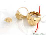 Pawnitems, Skrot, imperfect graverat 18K 21,5 g, in auction: Pawn – Tuesday 24 June 2008