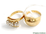Pawnitems, 2 Rings, Ø15 1/2, in auction: Pawn – Tuesday 24 June 2008