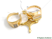 Pawnitems, 2 Rings, Ø18, in auction: Pawn – Tuesday 24 June 2008