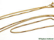 Pawnitems, Necklace, 18K Box-chain 52cm 5,9g, in auction: Pawn – Tuesday 24 June 2008
