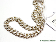 Pawnitems, Bracelet, "curb" in silver 21cm 15,4g, in auction: Pawn – Tuesday 24 June 2008