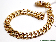 Pawnitems, Bracelet, 18K "curb" 18cm 31,1g, in auction: Pawn – Tuesday 24 June 2008