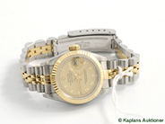 Pawnitems, Ladie´s wristwatch, Rolex Oyster Perpetual Datejust guld/stål automat sapphire crystal (notch) Jubileebracelet guld/stål 15cm snr S896073 ref 62523 D-18/468 B 1997 kopia on värderingsintyg, in auction: Pawn – Tuesday 24 June 2008