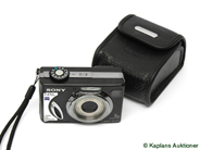 Pawnitems, Camera, Digitalkamera Sony DSC-W17/1553635 in cover with battery-charger, in auction: Pawn – Tuesday 24 June 2008