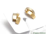 Pawnitems, Earrings, with stones 18K 1g, in auction: Pawn – Tuesday 26 August 2008