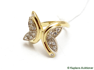 Pawnitems, Ring, with stones 18K Ø17 4,6g, in auction: Pawn – Tuesday 26 August 2008