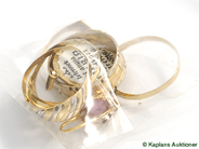 Pawnitems, Skrot, 14K 12,4 g, in auction: Pawn – Tuesday 16 September 2008