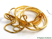 Pawnitems, 7 Bangles, Necklace 21K 118,4 g, in auction: Pawn – Tuesday 16 September 2008