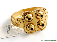 Pawnitems, Bangle, with stones 18K 68,0 g, in auction: Pawn – Tuesday 16 September 2008
