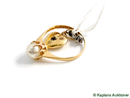 Pawnitems, Ring, with pearl Ø17, in auction: Pawn – Tuesday 16 September 2008