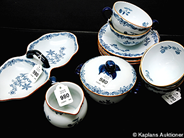 Pawnitems, 5 Kaffekoppar with dish, 1 sugarbowl with cover, in auction: Pawn – Thursday 18 September 2008