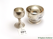 Pawnitems, 2 small Pokaler, engraving, in auction: Pawn – Thursday 18 September 2008