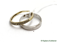 Pawnitems, 2 rings. 9K. weight 2,29g, in auction: Pawn – Thursday 23 October 2008