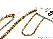 Pawnitems, chain ankar approx 44cm. 18K. weight 7g, in auction: Pawn – Thursday 23 October 2008