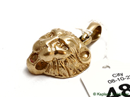 Pawnitems, pendant "lejon". 14K. weight 37,5g, in auction: Pawn – Thursday 23 October 2008