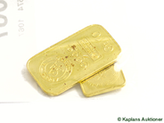 Pawnitems, 2 bars, 999,9/1000guld. weight 20g, in auction: Pawn – Thursday 11 December 2008