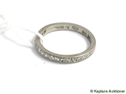 Pawnitems, Ring, with diamonds 17xca 0,01ct 18K Ø16 2,4g, in auction: Pawn – Tuesday 23 December 2008
