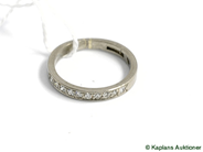 Pawnitems, Ring, with diamonds 10xca 0,02ct 18K white gold Ø15½ 2,7g, in auction: Pawn – Tuesday 23 December 2008