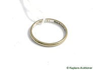 Pawnitems, Ring, with diamonds 7xca 0,01ct 18K Ø17½ 1,8g, in auction: Pawn – Tuesday 23 December 2008