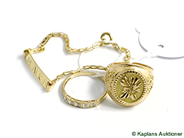 Pawnitems, Lot of gold, graverat, in auction: Pawn – Tuesday 23 December 2008