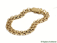 Pawnitems, Bracelet, "x-link" 18K 19cm 17,4g, in auction: Pawn – Tuesday 23 December 2008