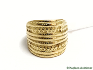 Pawnitems, Ring, skew 18K Ø17½ 9,8g, in auction: Pawn – Tuesday 23 December 2008