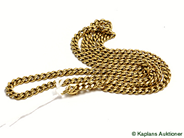 Pawnitems, Necklace, hollow "curb" 18K 51cm 10,2g, in auction: Pawn – Tuesday 23 December 2008
