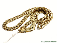 Pawnitems, Necklace, "curb" 14K 55cm 66,8g, in auction: Pawn – Tuesday 23 December 2008