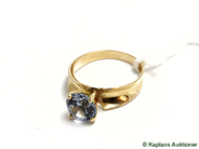 Pawnitems, Ring, with stone 18K Ø16½ 3,2g, in auction: Pawn – Tuesday 23 December 2008
