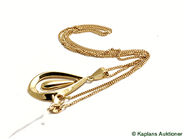 Pawnitems, Necklace, "curb" 44cm, in auction: Pawn – Tuesday 23 December 2008