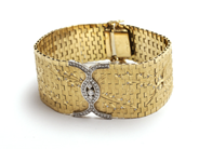 Jewellery, BRACELET, 18K gold/platinum, in auction: Exclusive – Saturday 21 March 2009