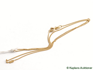Pawnitems, Necklace, "curb" 18K 44cm 2,0g, in auction: Pawn – Tuesday 10 February 2009