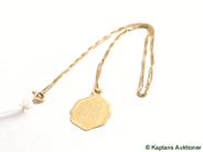 Pawnitems, Necklace, Box-chain 18K with pendant 18K 45,5cm 2,6g, in auction: Pawn – Tuesday 10 February 2009