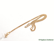 Pawnitems, Necklace, "curb" 18K 46cm 2,1g, in auction: Pawn – Tuesday 10 February 2009