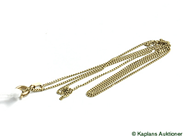Pawnitems, Necklace, "curb" 42,5cm 18K 1,4g, in auction: Pawn – Tuesday 3 March 2009