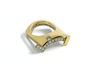Jewellery, RING, 18K gold/white gold, in auction: Exclusive – Saturday 21 March 2009