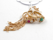 Pawnitems, Lot of gold, 18K 12 g, in auction: Pawn – Tuesday 11 August 2009