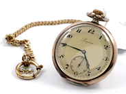 Pawnitems, Pocketwatch, Longines with metal-chain, in auction: Pawn – Tuesday 11 August 2009