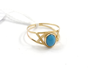 Pawnitems, Ring, 14K Ø17¼ 1,3 g, in auction: Pawn – Tuesday 11 August 2009
