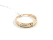 Pawnitems, Ring, 18K with diamonds 8 x approx 0,005 ct Ø19½ 3,1 g, in auction: Pawn – Tuesday 11 August 2009