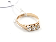 Pawnitems, Ring, 18K with white stones 18K Ø19 3,1 g, in auction: Pawn – Tuesday 11 August 2009