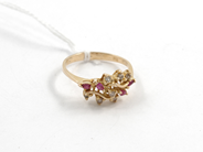 Pawnitems, Ring, 18K with stones, in auction: Pawn – Tuesday 11 August 2009