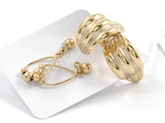 Pawnitems, Earrings, two pair, in auction: Pawn – Tuesday 11 August 2009