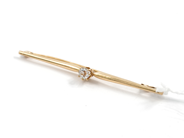 Pawnitems - Brooch 18K, with stone - View 1